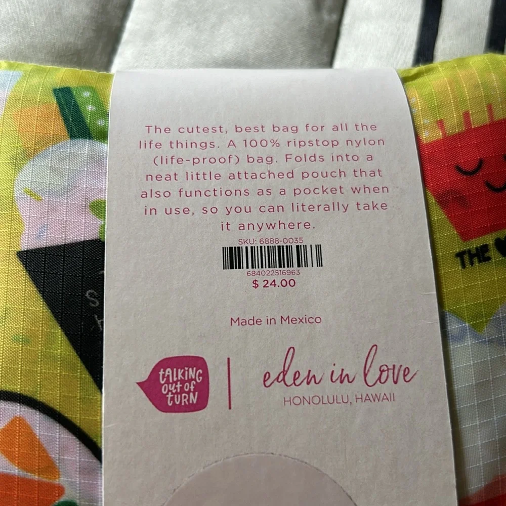Eden in love reusable bag - Picture 4 of 4